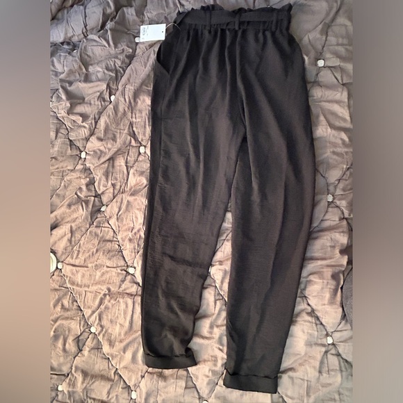 SO Paper Bag Taper Pant Black Small - Picture 4 of 5